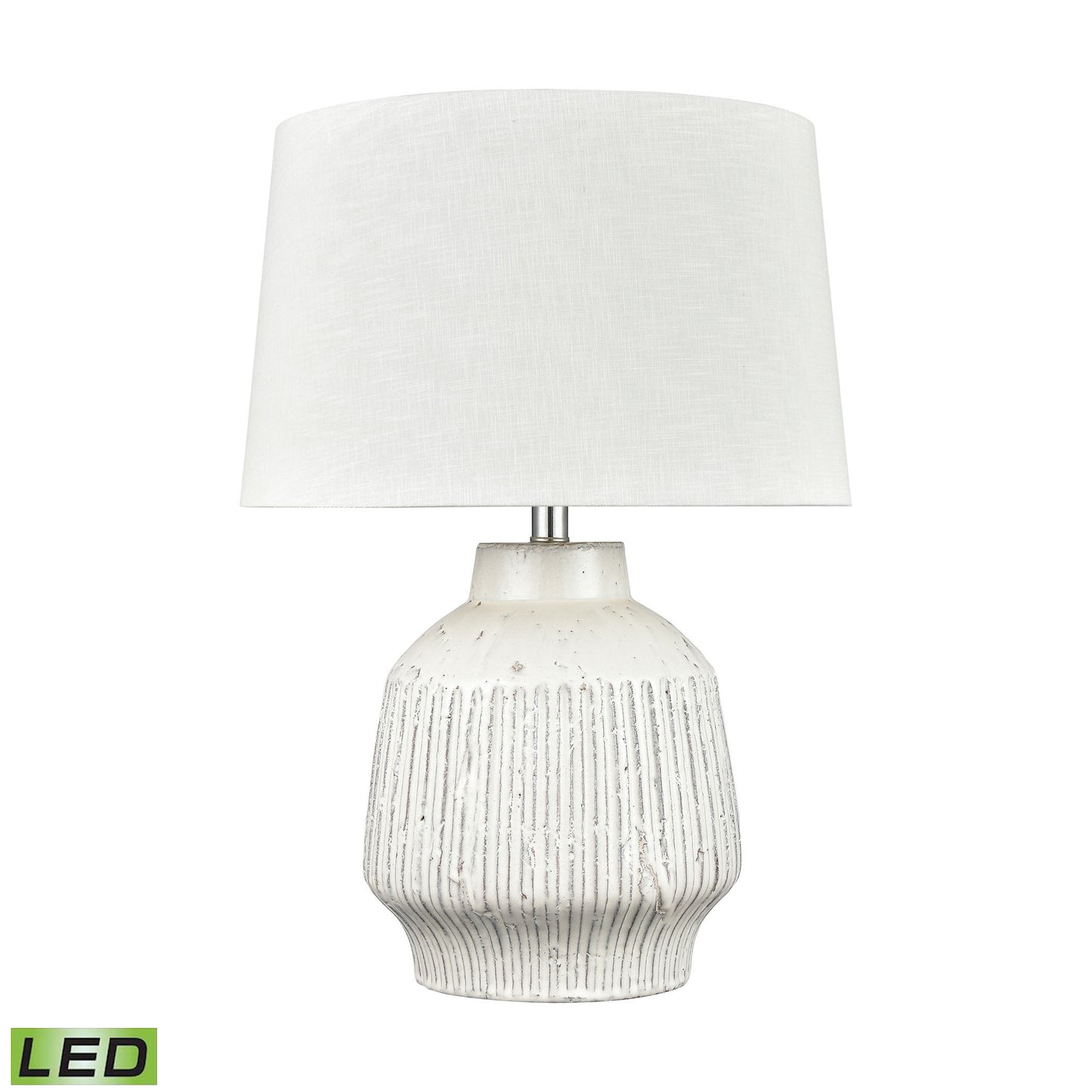 H0019-7992-LED - Rhoda 24'' High 1-Light Table Lamp - White - Includes LED Bulb