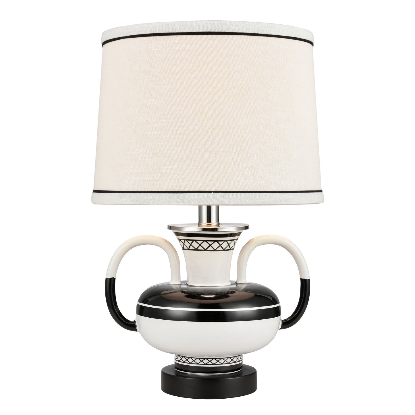 H0019-7995 - Luxor Gardens 18'' High 1-Light Table Lamp - White