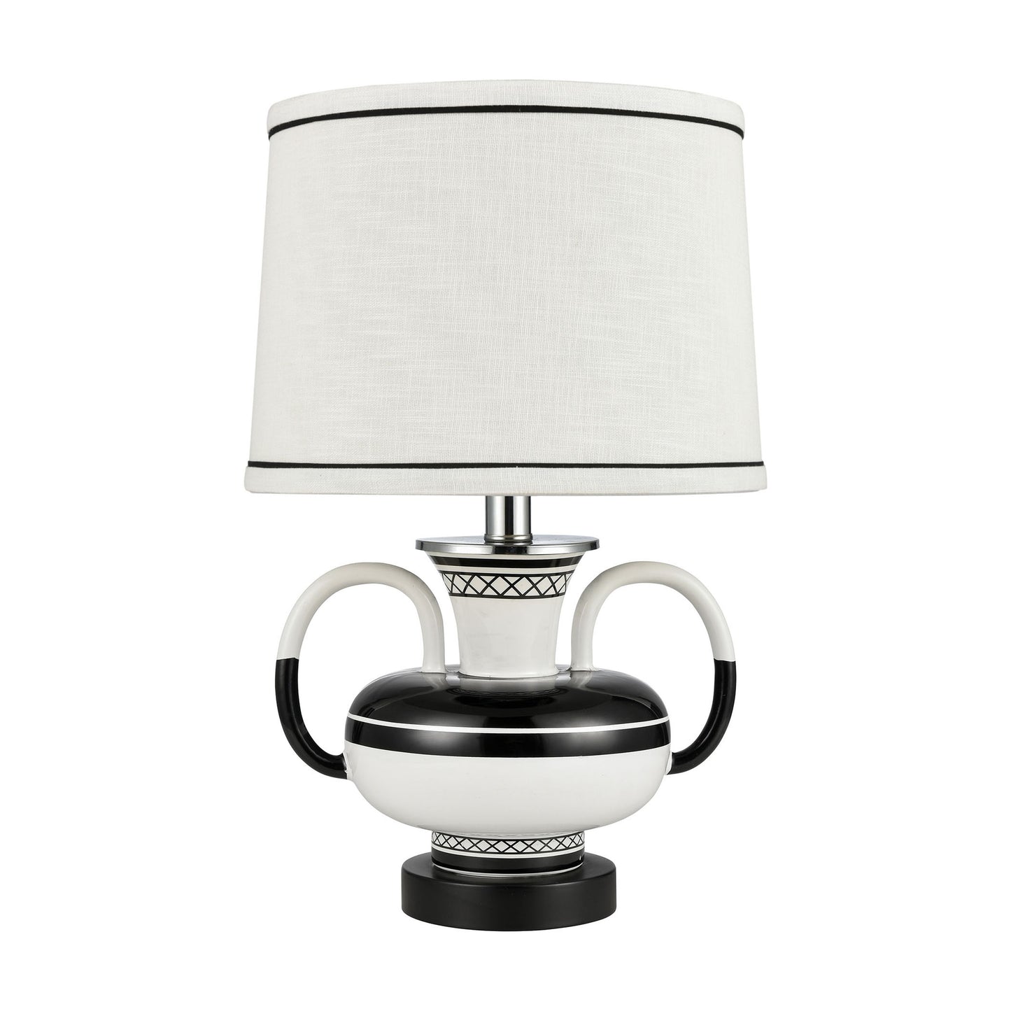 H0019-7995 - Luxor Gardens 18'' High 1-Light Table Lamp - White