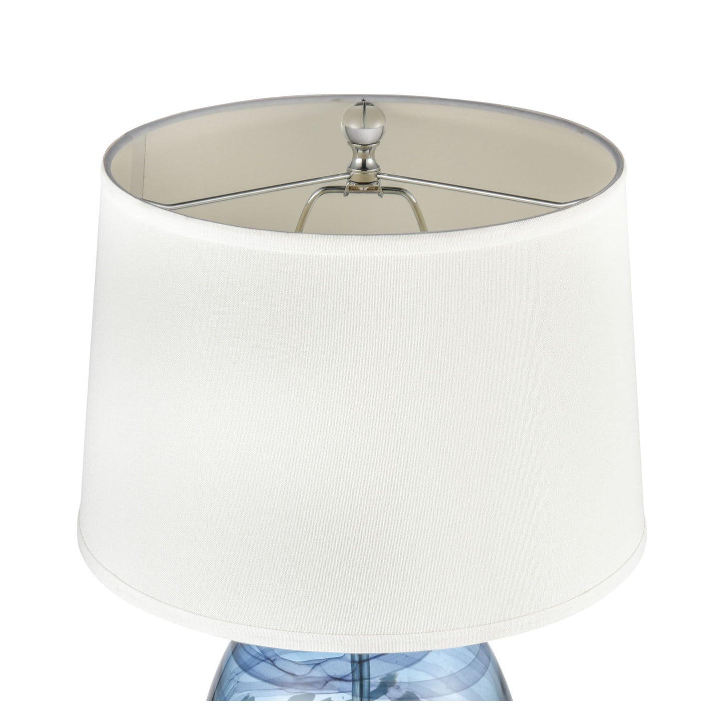 H0019-7999 - Livingstone 25'' High 1-Light Table Lamp - Blue