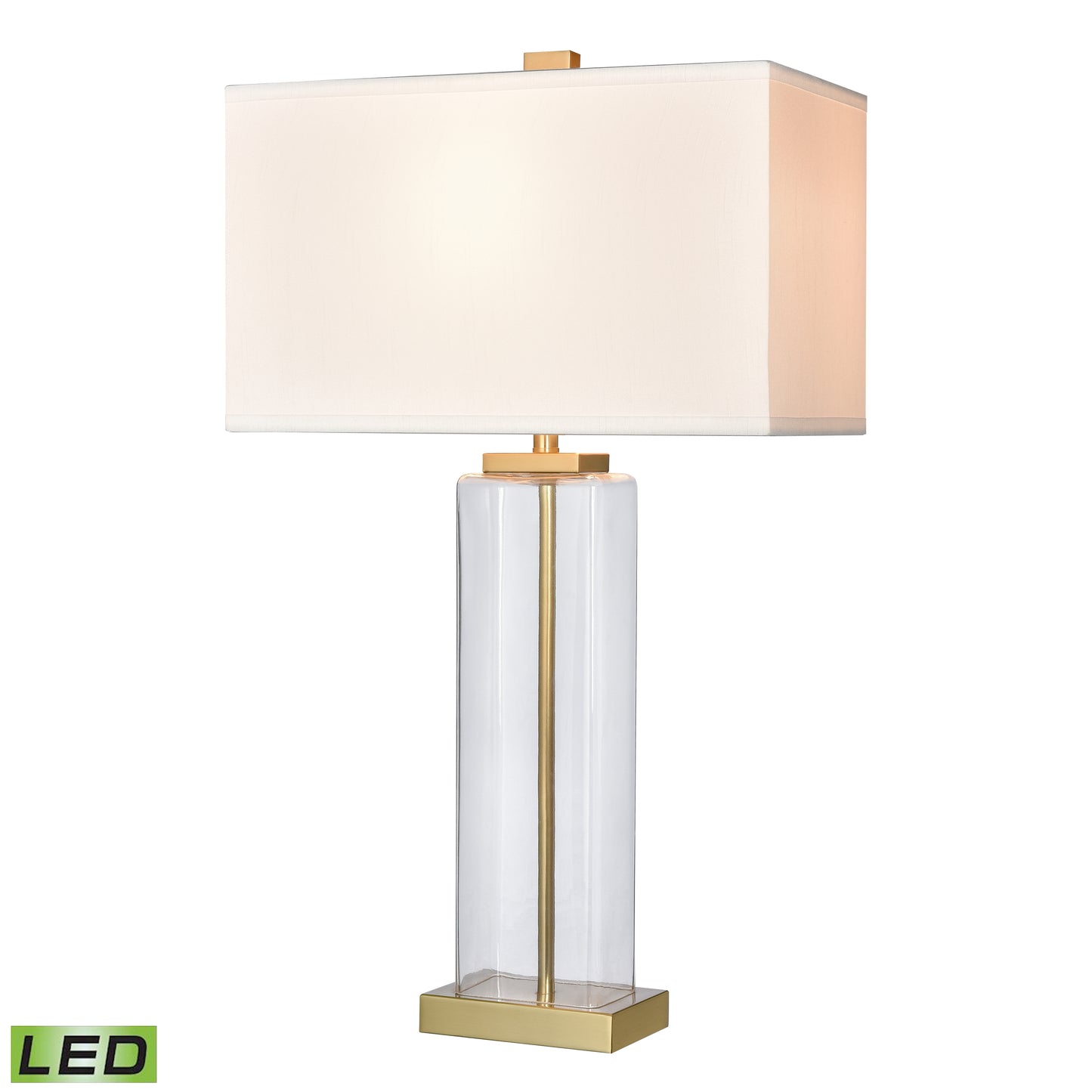 H0019-8010-LED - Edenvale 29'' High 1-Light Table Lamp - Clear - Includes LED Bulb