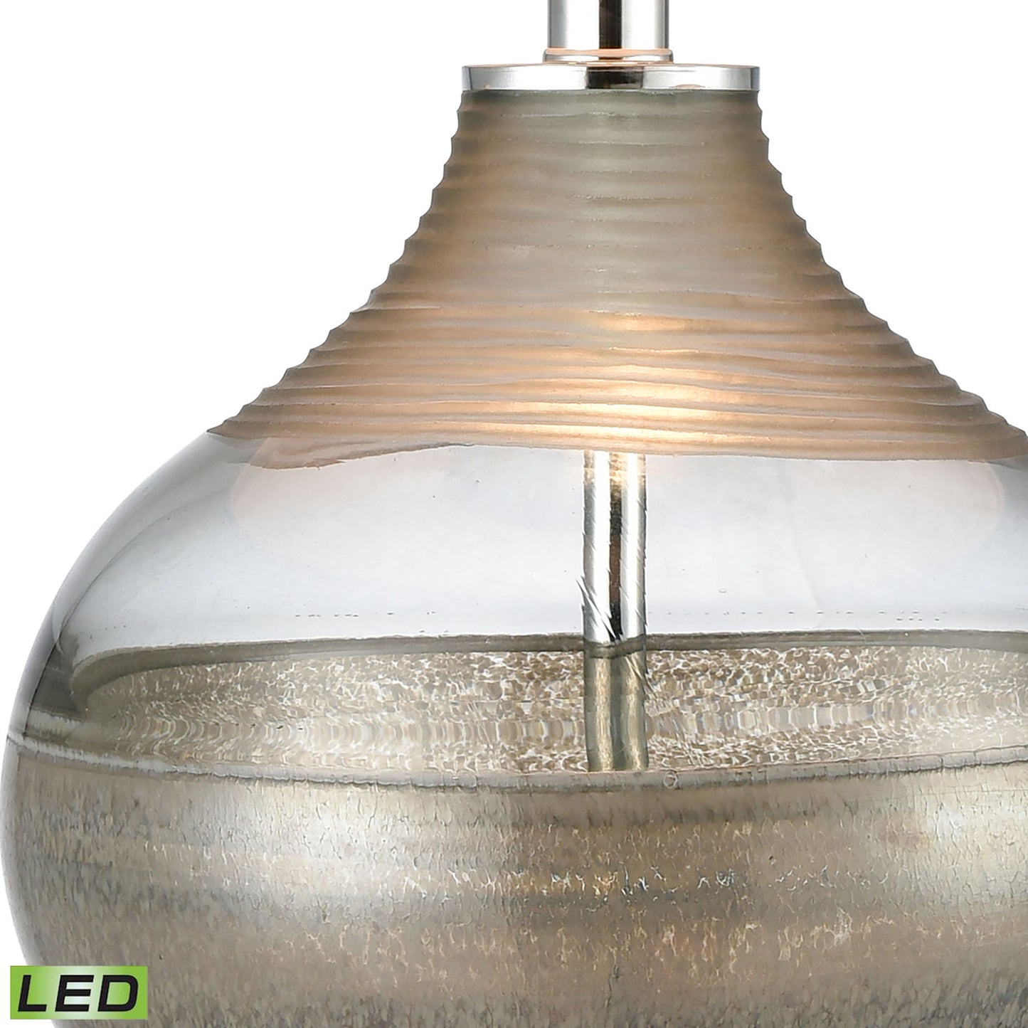 H0019-8012-LED - Vetranio 24'' High 1-Light Table Lamp - Taupe - Includes LED Bulb