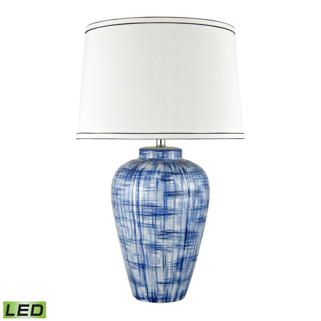 H0019-8021-LED - Bellcrossing 31'' High 1-Light Table Lamp - Blue - Includes LED Bulb