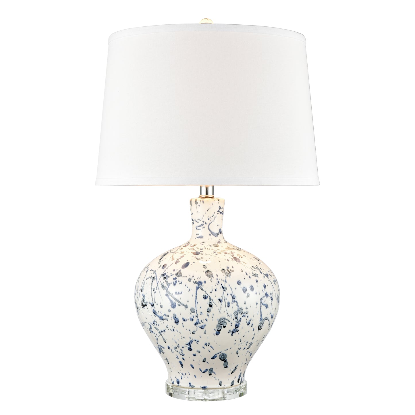 H0019-8030 - Rueben Crescent 27'' High 1-Light Table Lamp - Blue