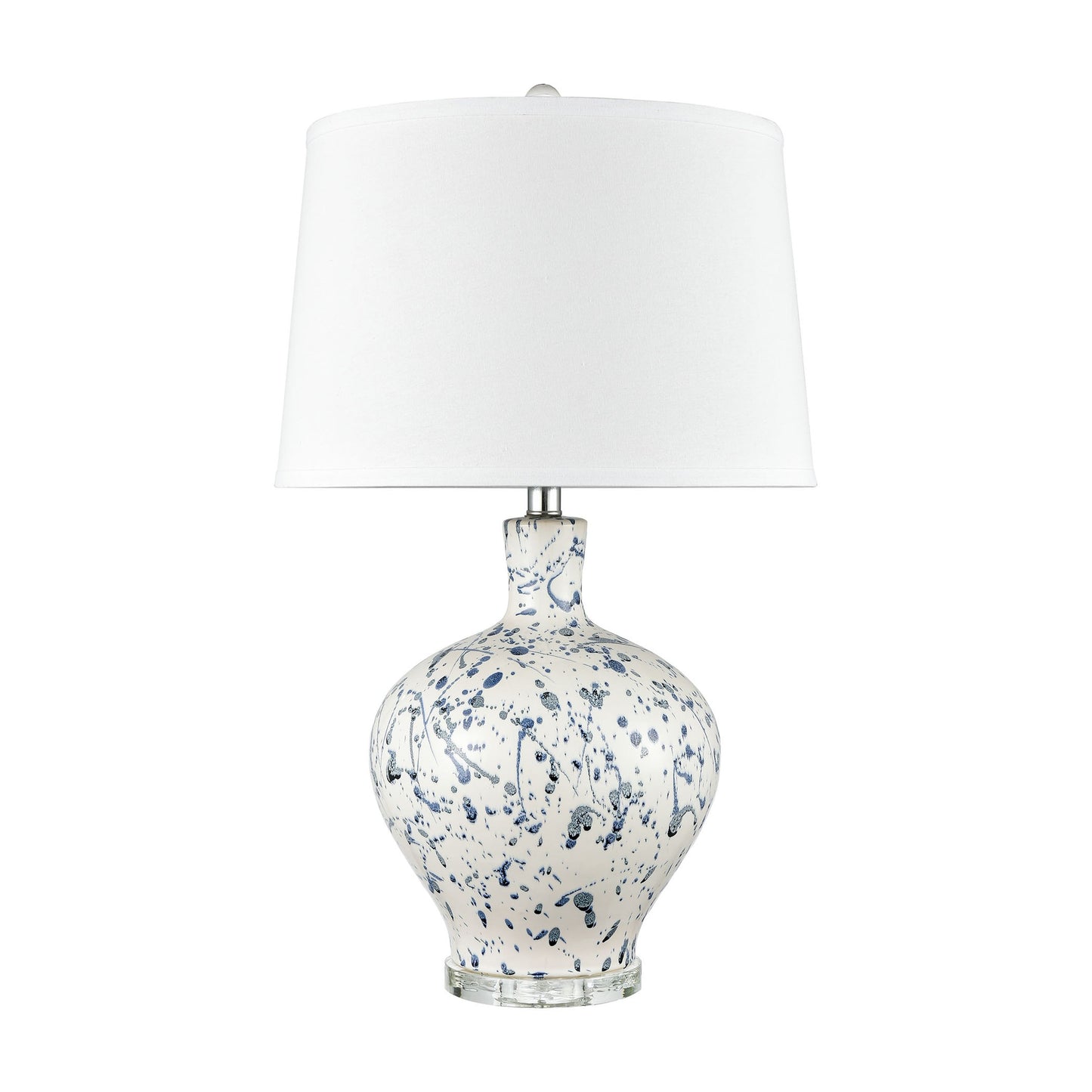 H0019-8030 - Rueben Crescent 27'' High 1-Light Table Lamp - Blue