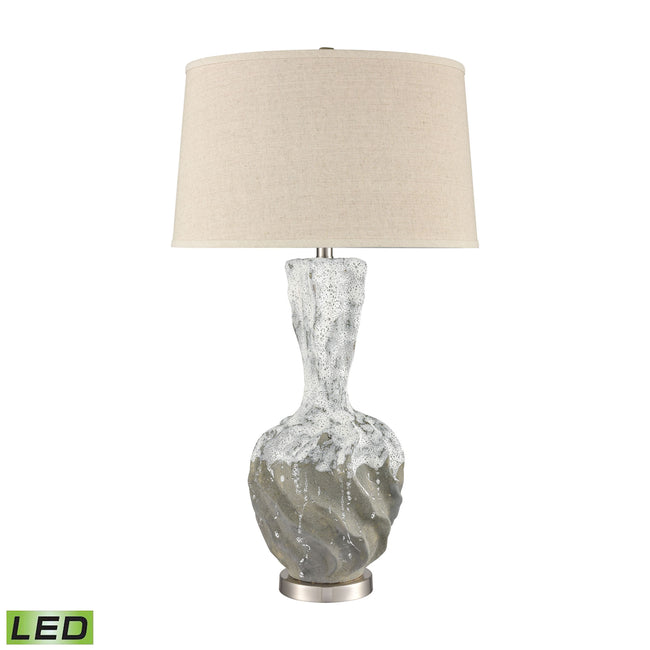 H0019-8048-LED - Bartlet Fields 34'' High 1-Light Table Lamp - White - Includes LED Bulb