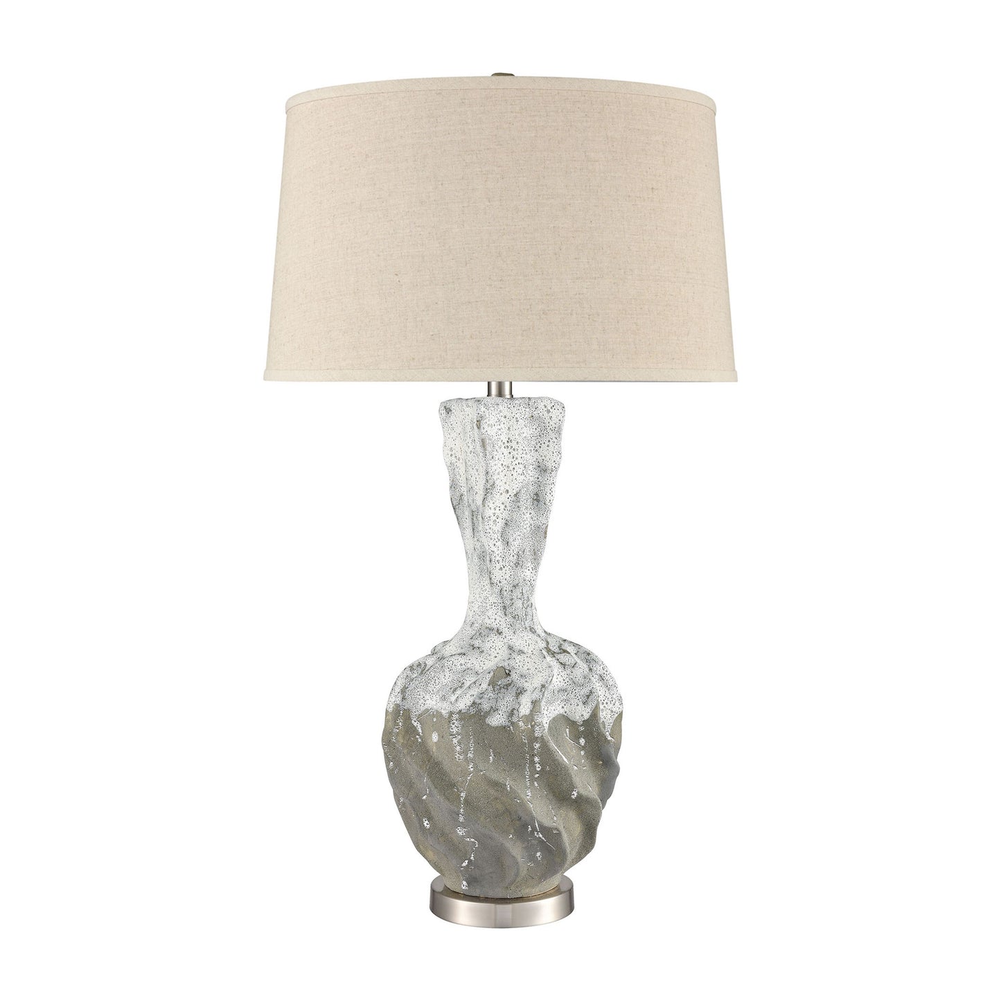 H0019-8048 - Bartlet Fields 34'' High 1-Light Table Lamp - White