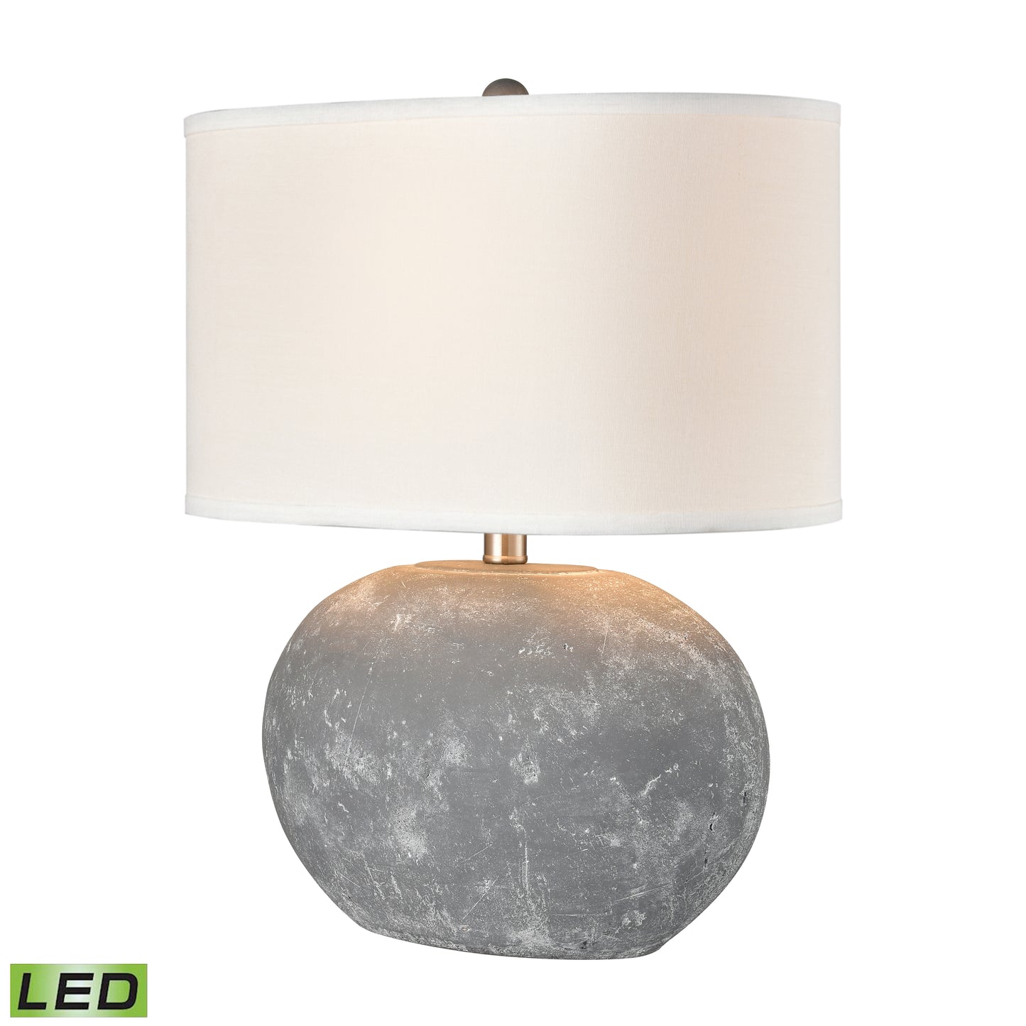 H0019-8053-LED - Elin 20'' High 1-Light Table Lamp - Concrete - Includes LED Bulb