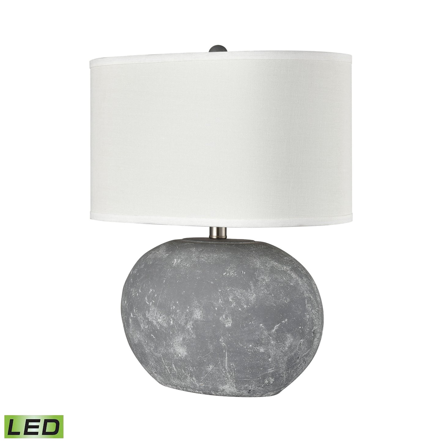 H0019-8053-LED - Elin 20'' High 1-Light Table Lamp - Concrete - Includes LED Bulb