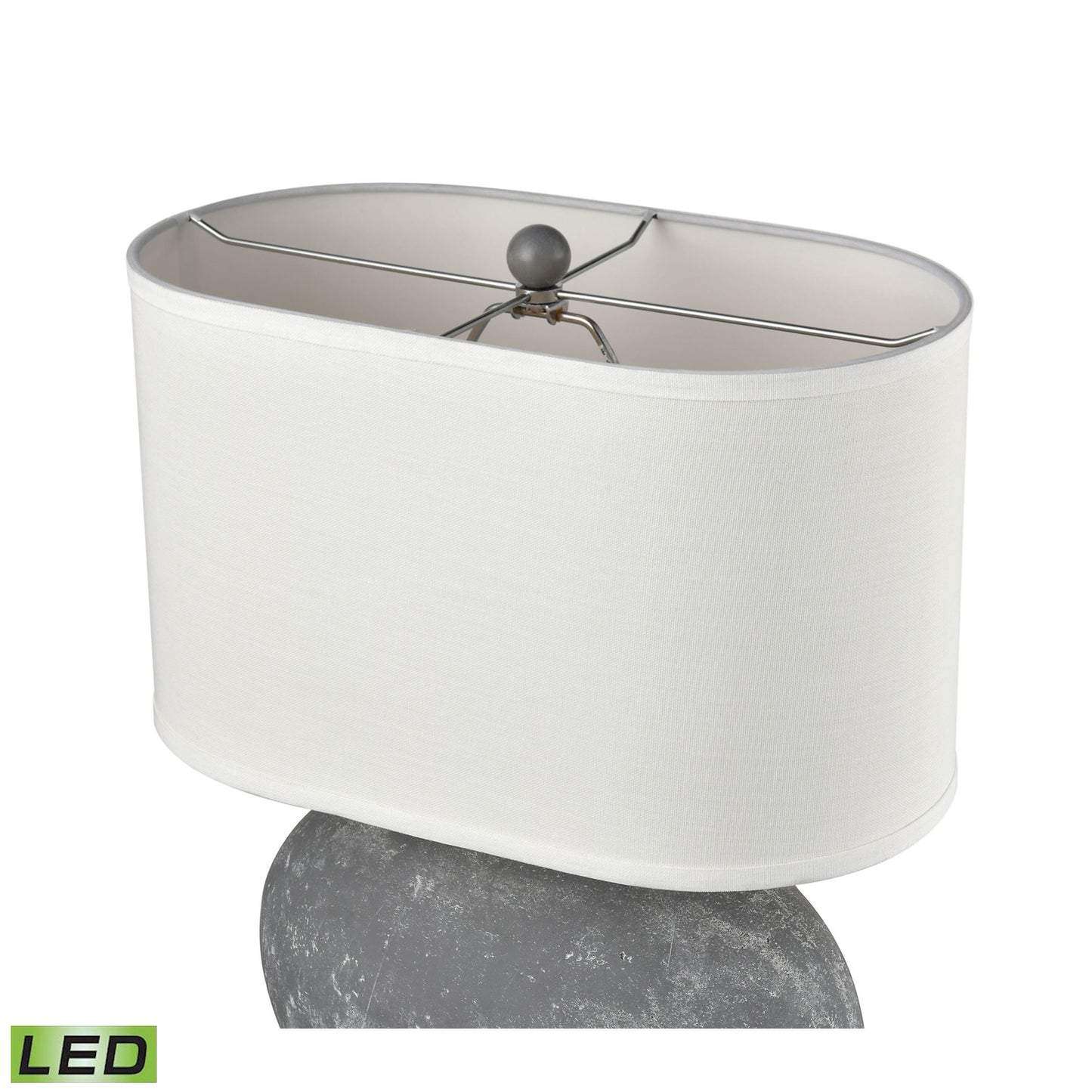 H0019-8053-LED - Elin 20'' High 1-Light Table Lamp - Concrete - Includes LED Bulb