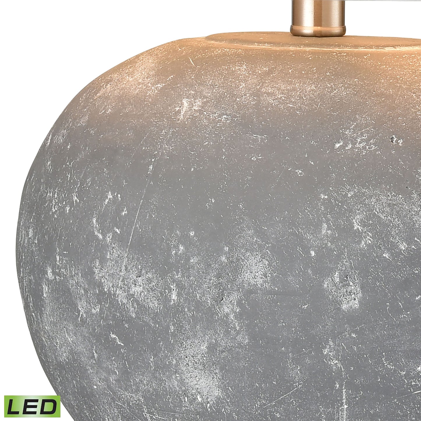 H0019-8053-LED - Elin 20'' High 1-Light Table Lamp - Concrete - Includes LED Bulb