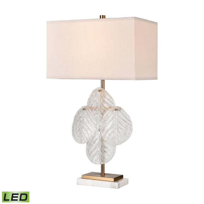 H0019-8550-LED - Glade 30'' High 1-Light Table Lamp - Satin Brass - Includes LED Bulb