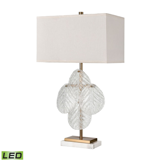 H0019-8550-LED - Glade 30'' High 1-Light Table Lamp - Satin Brass - Includes LED Bulb