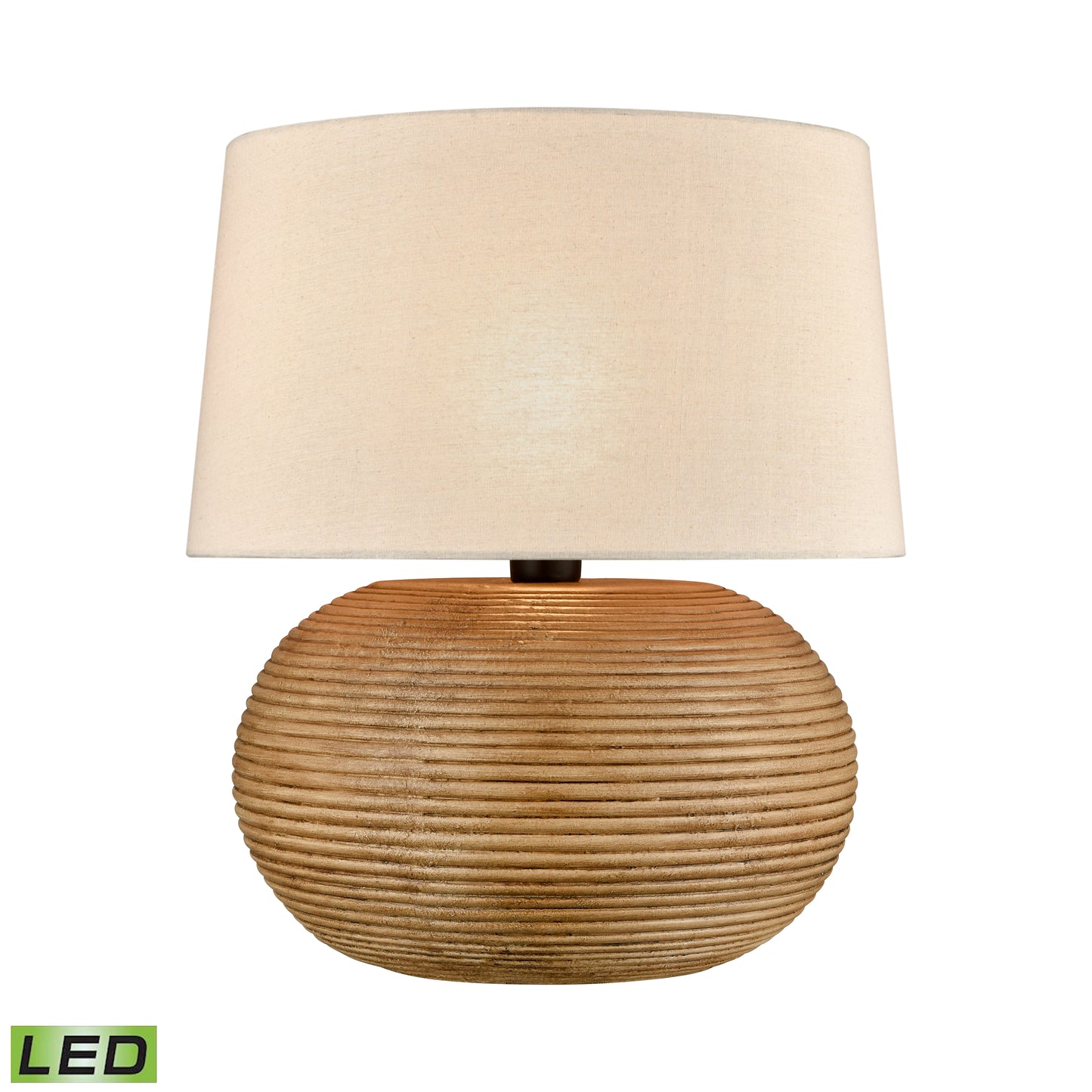 H0019-8560-LED - Terran 22'' High 1-Light Outdoor Table Lamp - Natural - Includes LED Bulb