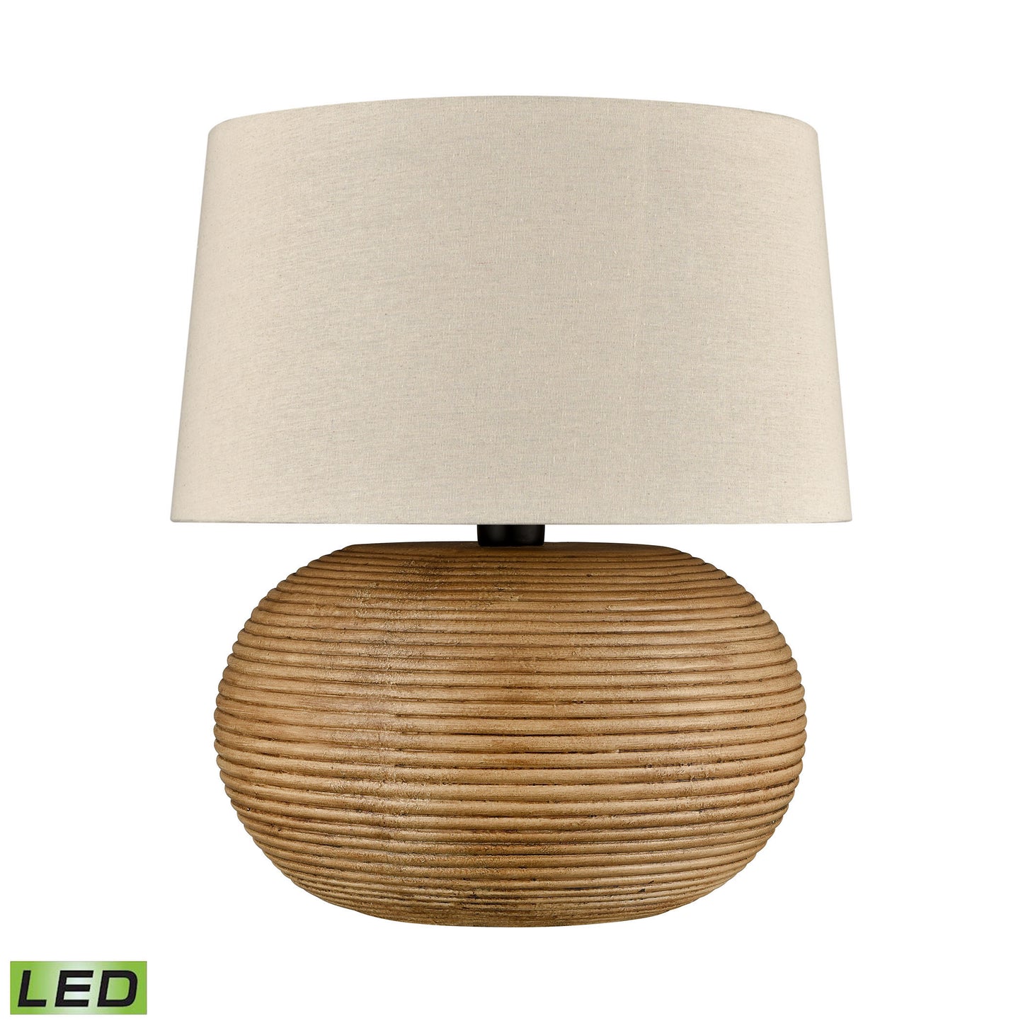 H0019-8560-LED - Terran 22'' High 1-Light Outdoor Table Lamp - Natural - Includes LED Bulb