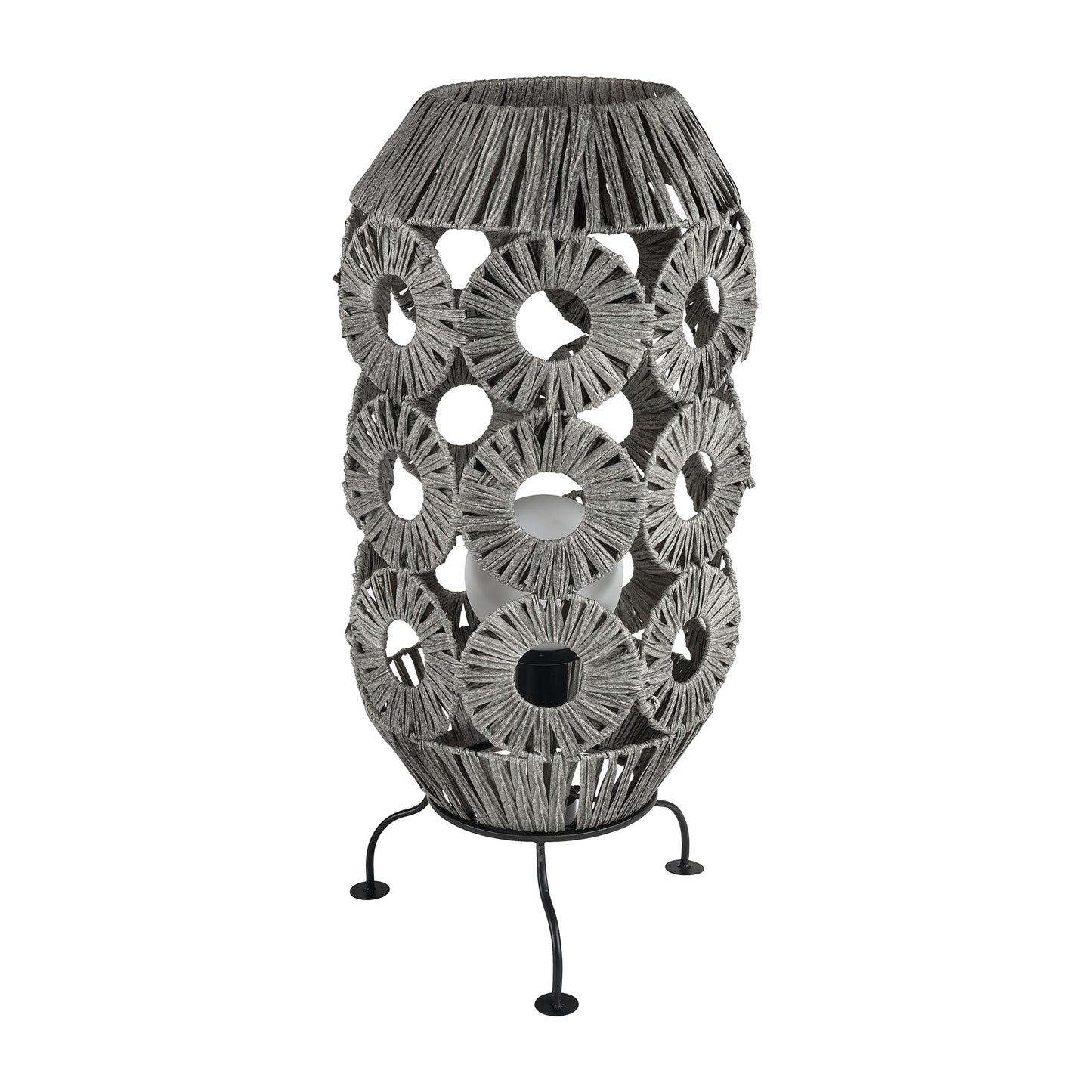 H0019-8575 - Palayan 36'' High 1-Light Outdoor Table Lamp - Gray