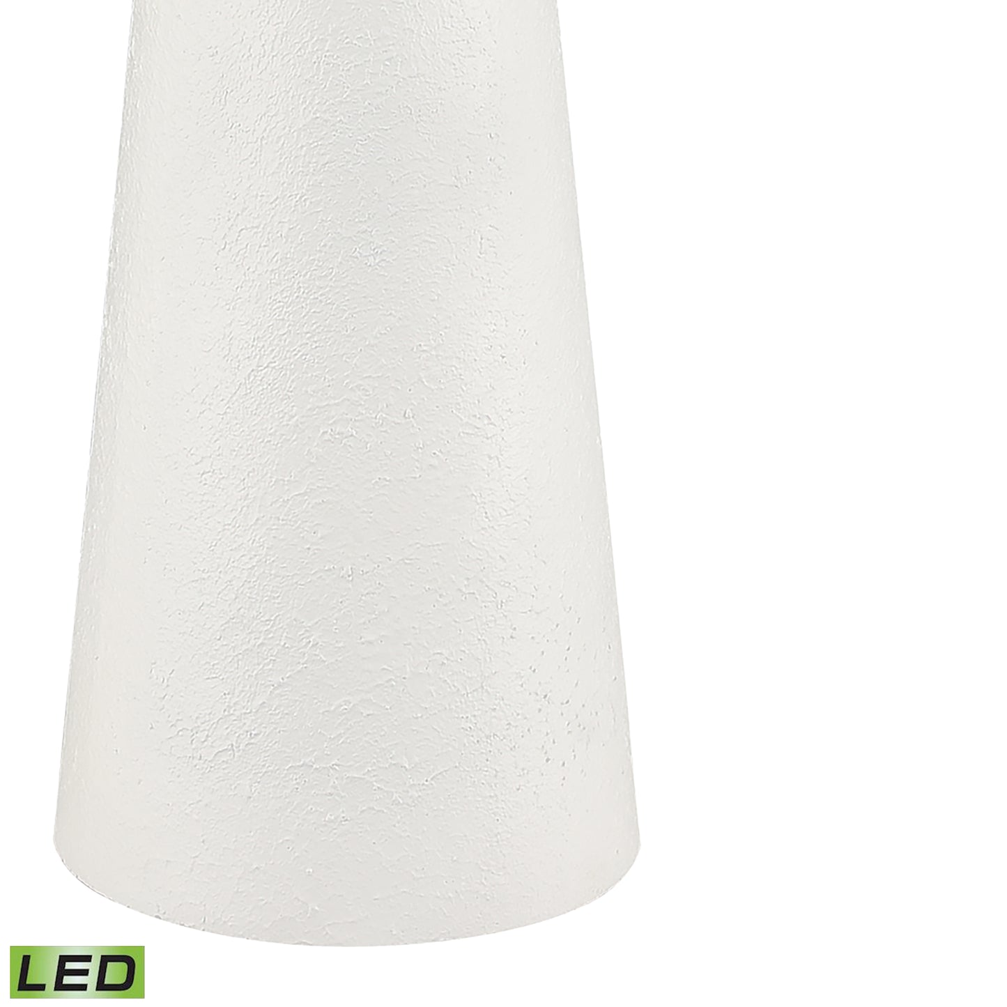 H0019-9482-LED - Erica 76'' High 1-Light Floor Lamp - Dry White - Includes LED Bulb