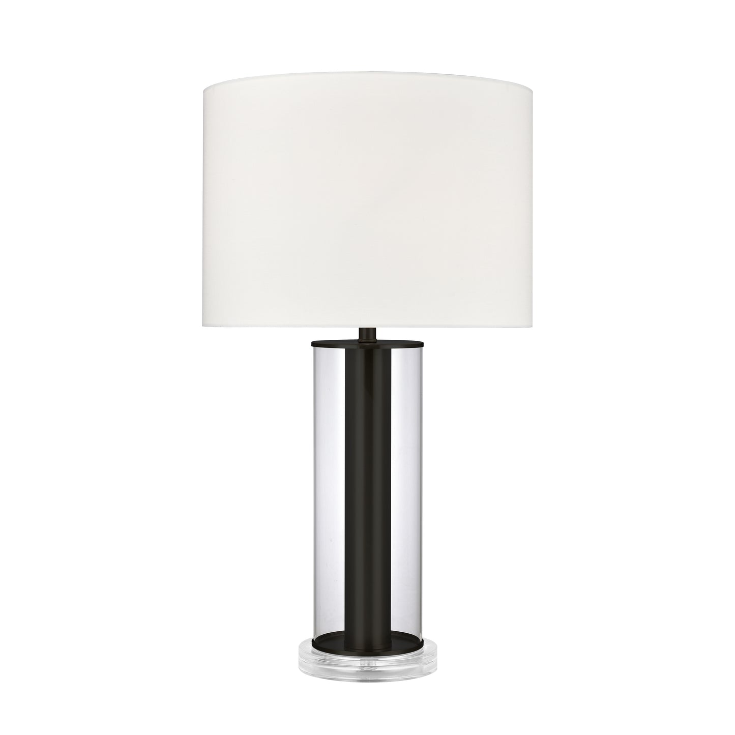 H0019-9507B - Tower Plaza 26'' High 1-Light Table Lamp - Clear