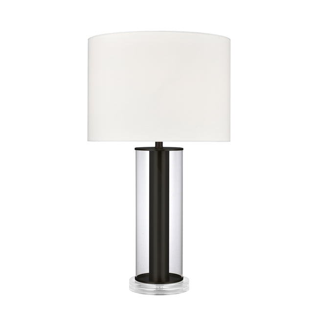 H0019-9507B - Tower Plaza 26'' High 1-Light Table Lamp - Clear