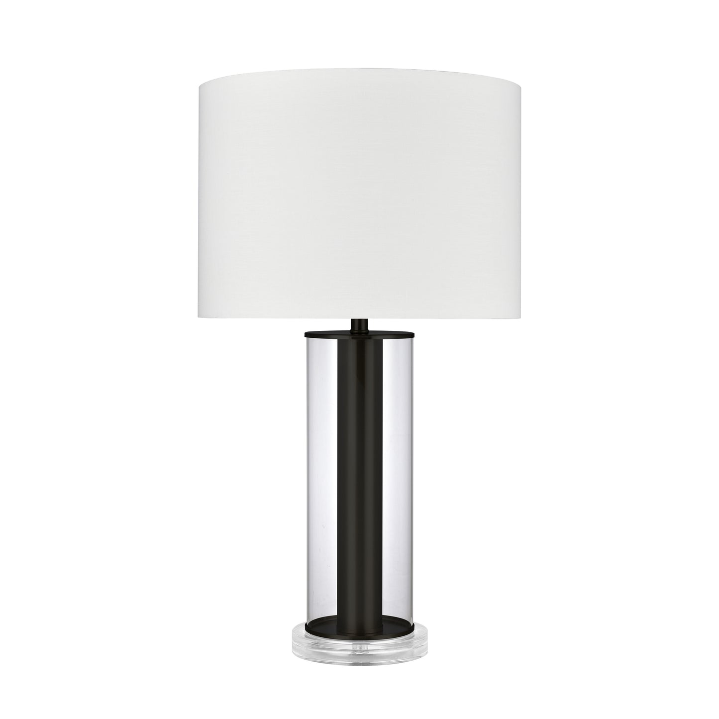 H0019-9507B - Tower Plaza 26'' High 1-Light Table Lamp - Clear