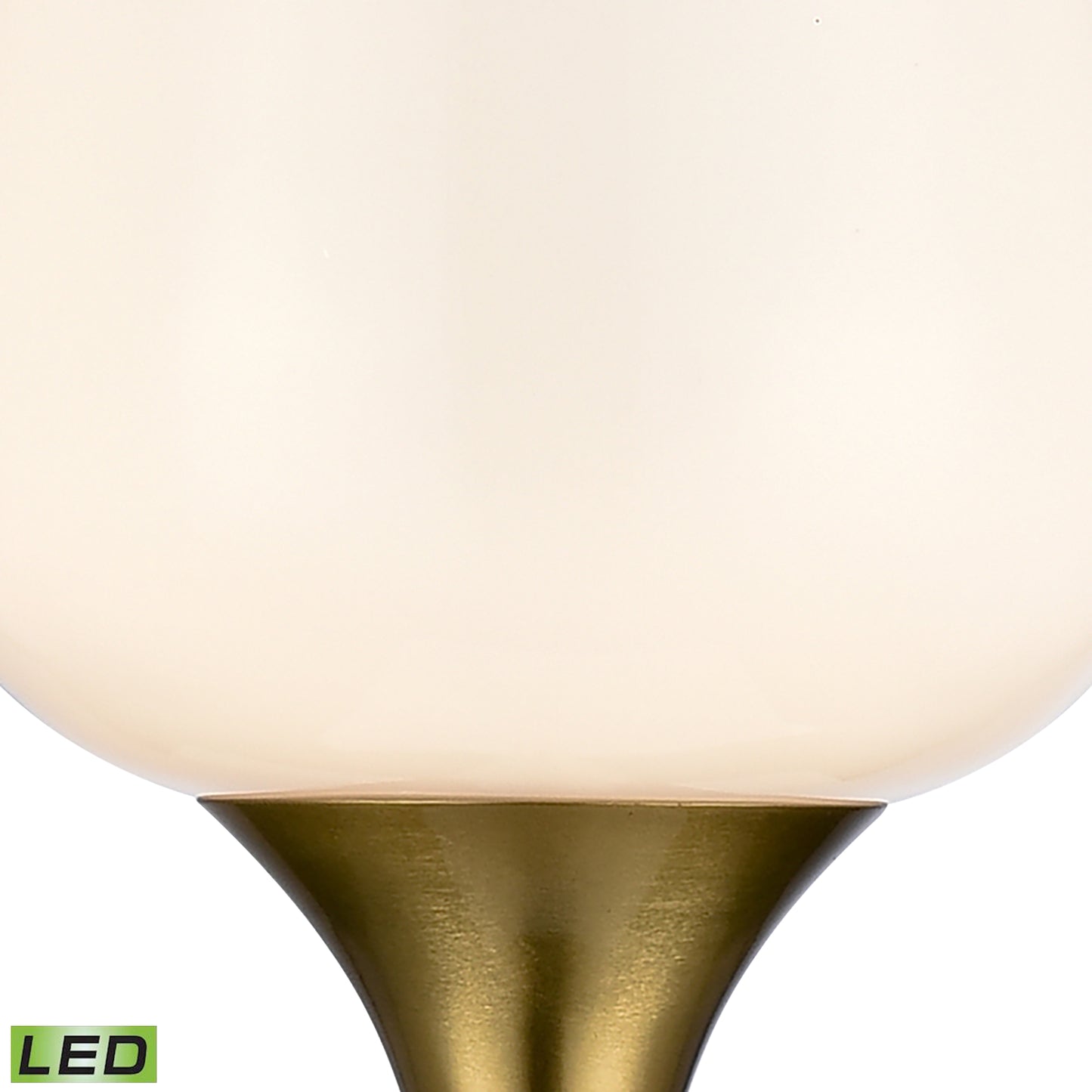 H0019-9510-LED - Finch Lane 20'' High 1-Light Table Lamp - Satin Gold - Includes LED Bulb