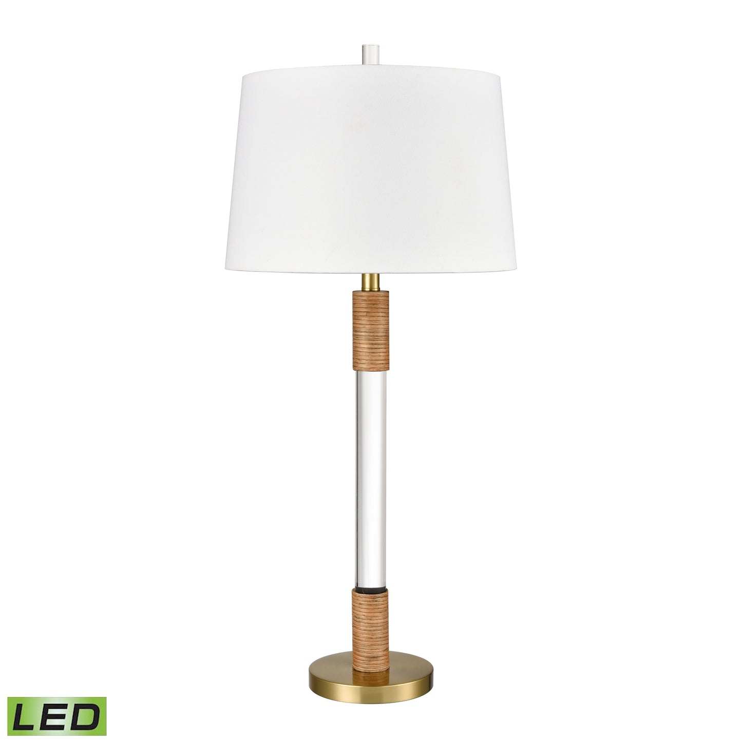 H0019-9517-LED - Island Summit 36'' High 1-Light Table Lamp - Clear - Includes LED Bulb