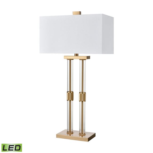 H0019-9567-LED - Roseden Court 34'' High 1-Light Table Lamp - Aged Brass - Includes LED Bulb