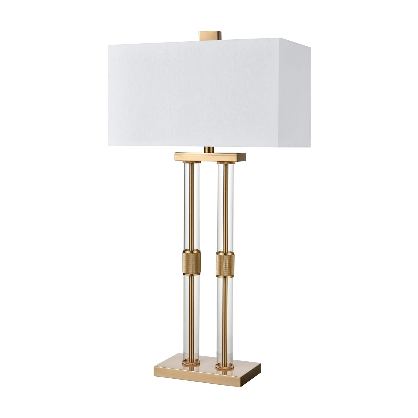 H0019-9567 - Roseden Court 34'' High 1-Light Table Lamp - Aged Brass