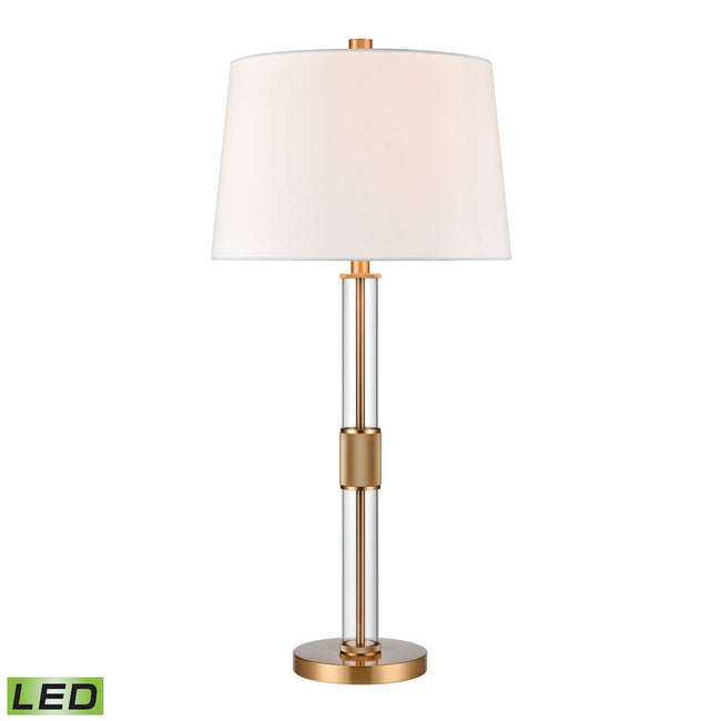 H0019-9570-LED - Roseden Court 33'' High 1-Light Table Lamp - Aged Brass - Includes LED Bulb