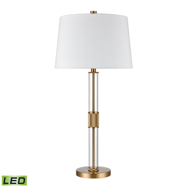 H0019-9570-LED - Roseden Court 33'' High 1-Light Table Lamp - Aged Brass - Includes LED Bulb