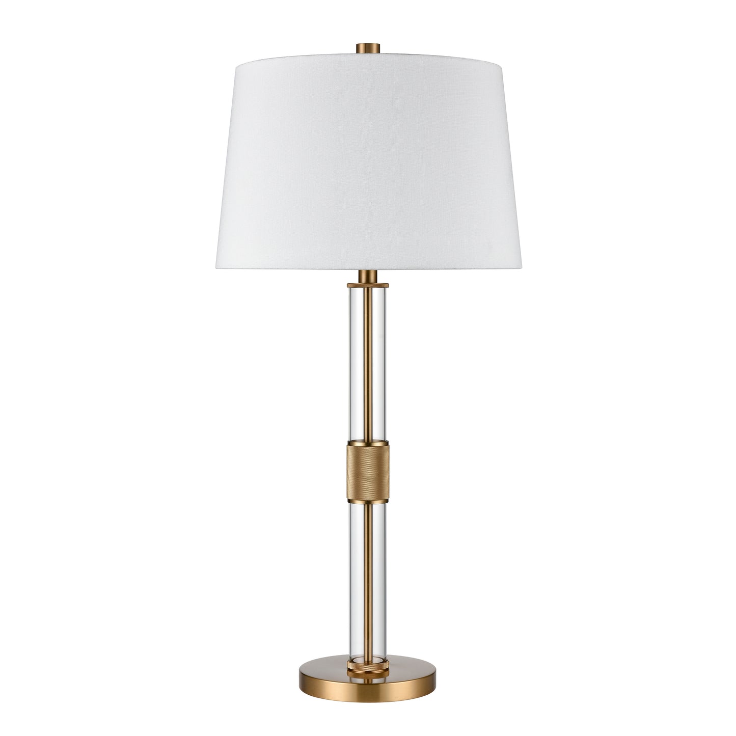 H0019-9570 - Roseden Court 33'' High 1-Light Table Lamp - Aged Brass