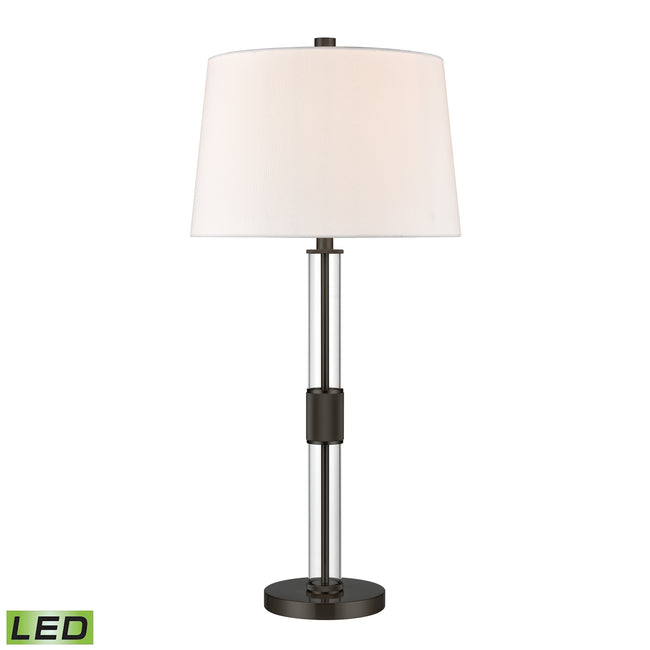 H0019-9570B-LED - Roseden Court 33'' High 1-Light Table Lamp - Black - Includes LED Bulb