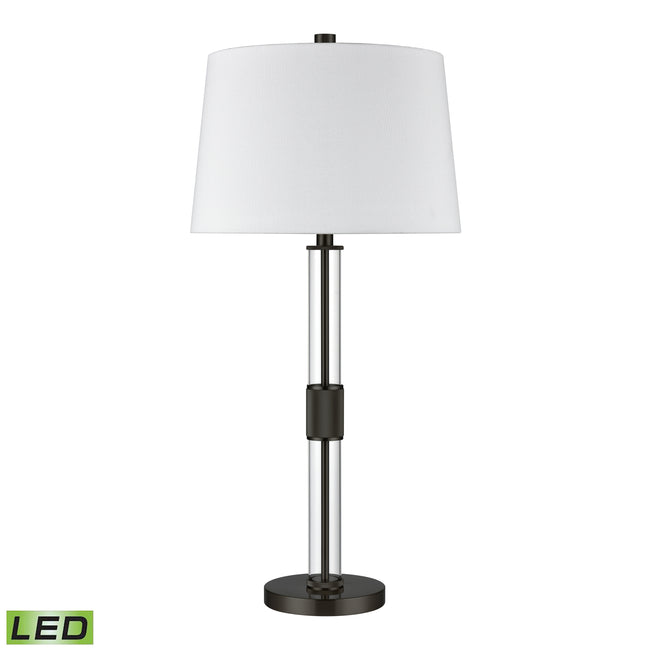 H0019-9570B-LED - Roseden Court 33'' High 1-Light Table Lamp - Black - Includes LED Bulb