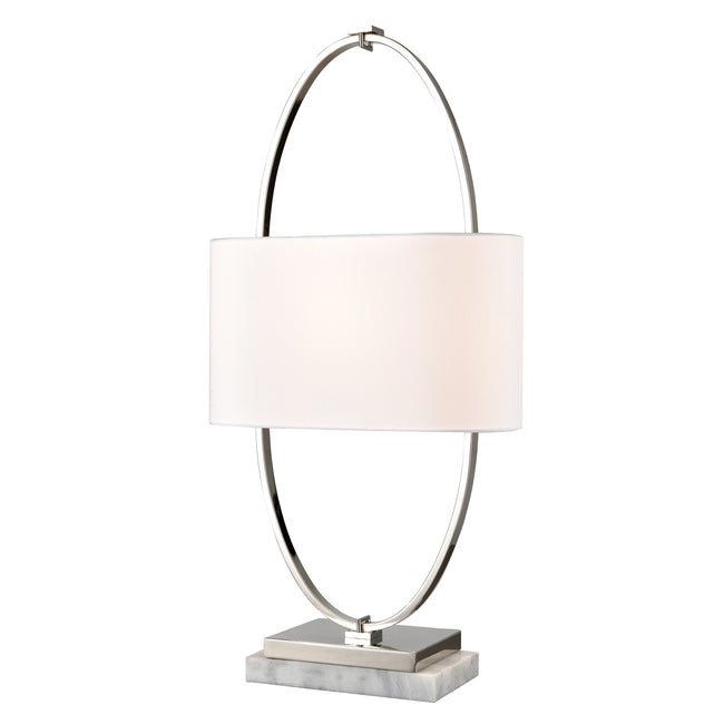 H0019-9571 - Gosforth 32'' High 1-Light Table Lamp - Polished Nickel