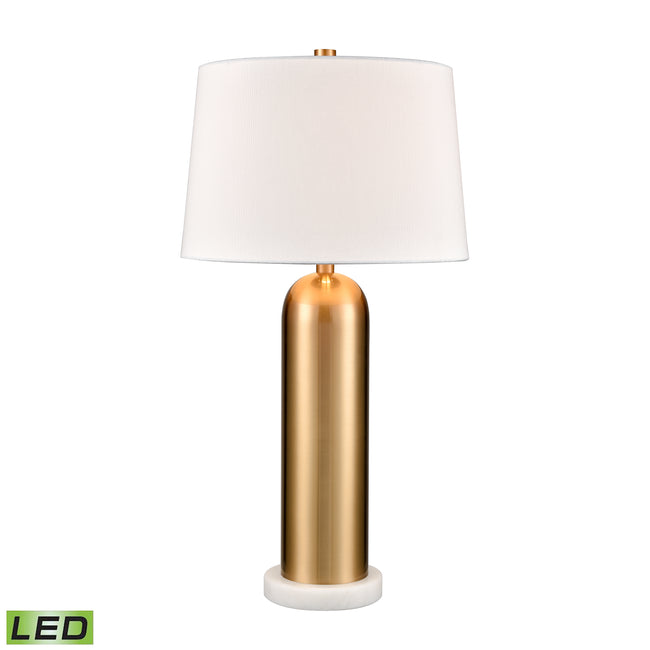 H0019-9574-LED - Elishaw 30'' High 1-Light Table Lamp - Aged Brass - Includes LED Bulb