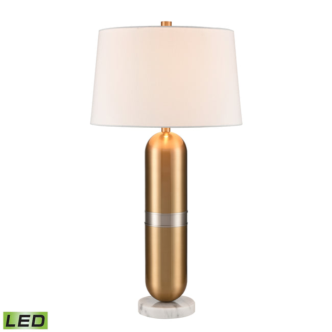 H0019-9575-LED - Pill 34'' High 1-Light Table Lamp - Aged Brass - Includes LED Bulb