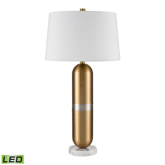 H0019-9575-LED - Pill 34'' High 1-Light Table Lamp - Aged Brass - Includes LED Bulb