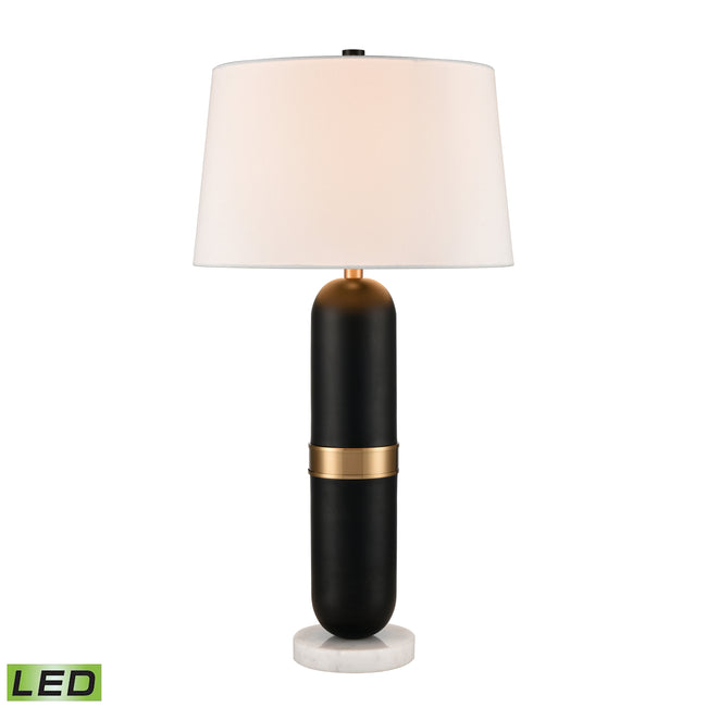 H0019-9576-LED - Pill 34'' High 1-Light Table Lamp - Matte Black - Includes LED Bulb