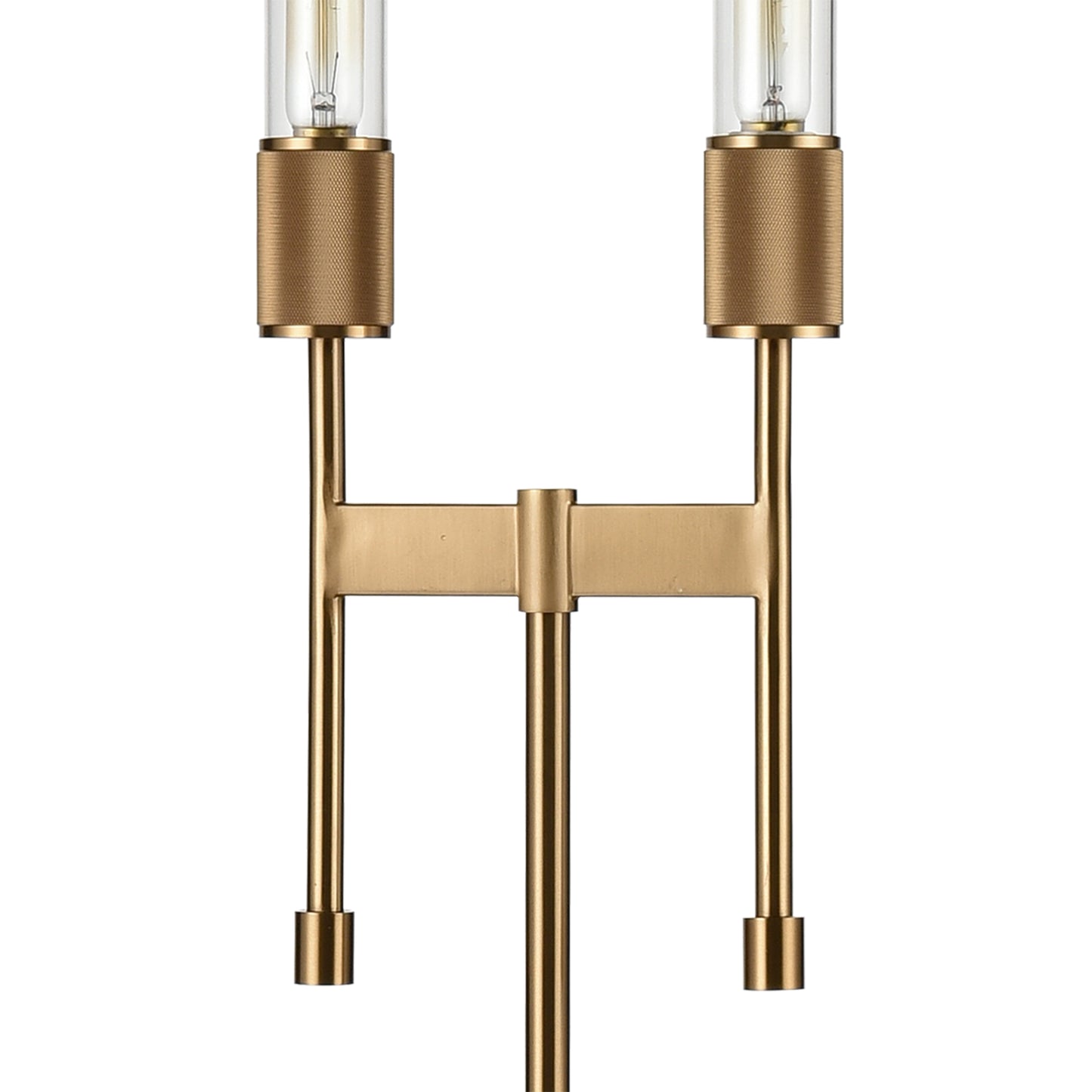 H0019-9577 - Beaconsfield 65'' High 2-Light Floor Lamp - Aged Brass