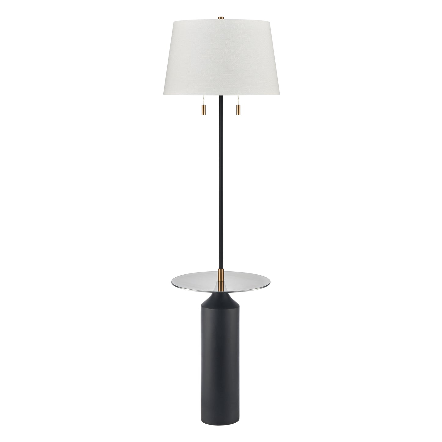 H0019-9584 - Shelve It 65'' High 2-Light Floor Lamp - Matte Black