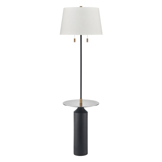 H0019-9584 - Shelve It 65'' High 2-Light Floor Lamp - Matte Black