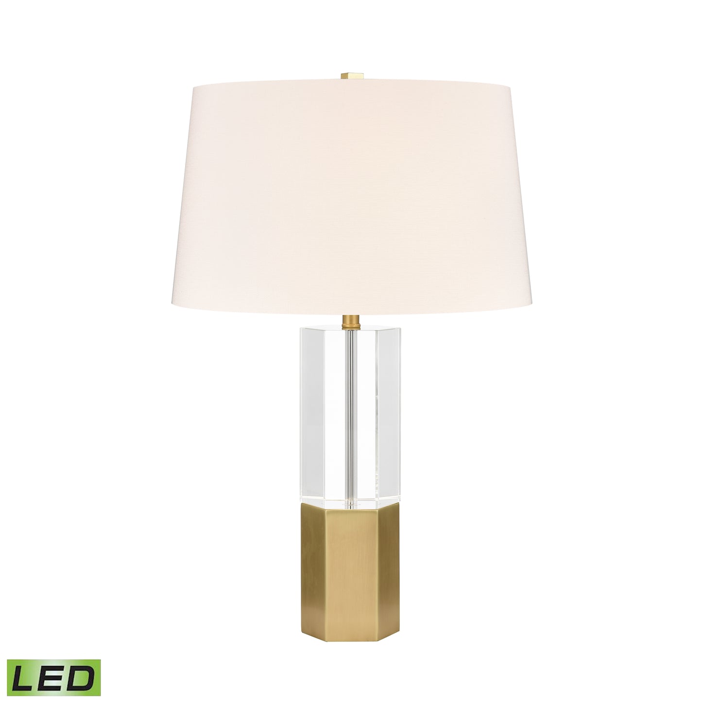 H0019-9591-LED - Bodil 26'' High 1-Light Table Lamp - Clear - Includes LED Bulb