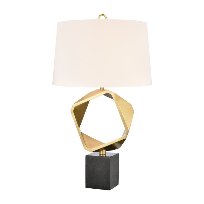 H0019-9595 - Optical 32'' High 1-Light Table Lamp - Brass