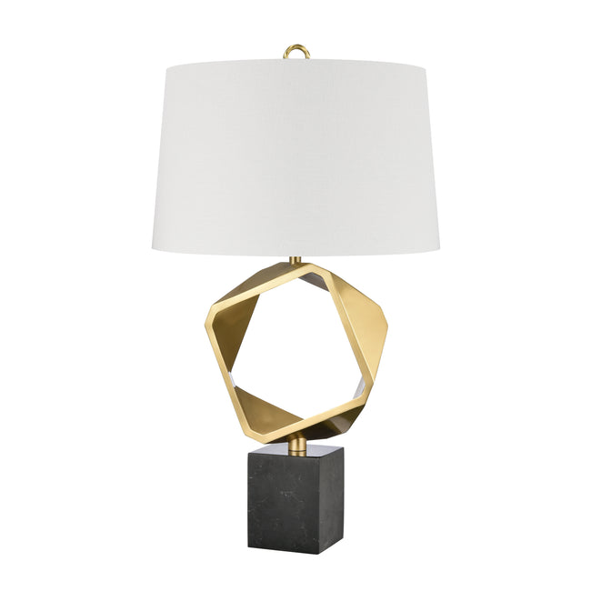 H0019-9595 - Optical 32'' High 1-Light Table Lamp - Brass