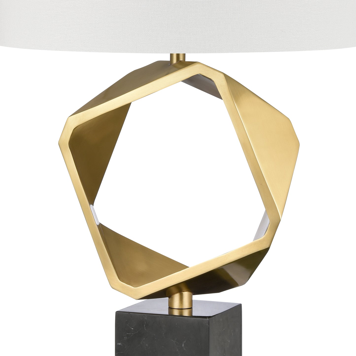 H0019-9595 - Optical 32'' High 1-Light Table Lamp - Brass