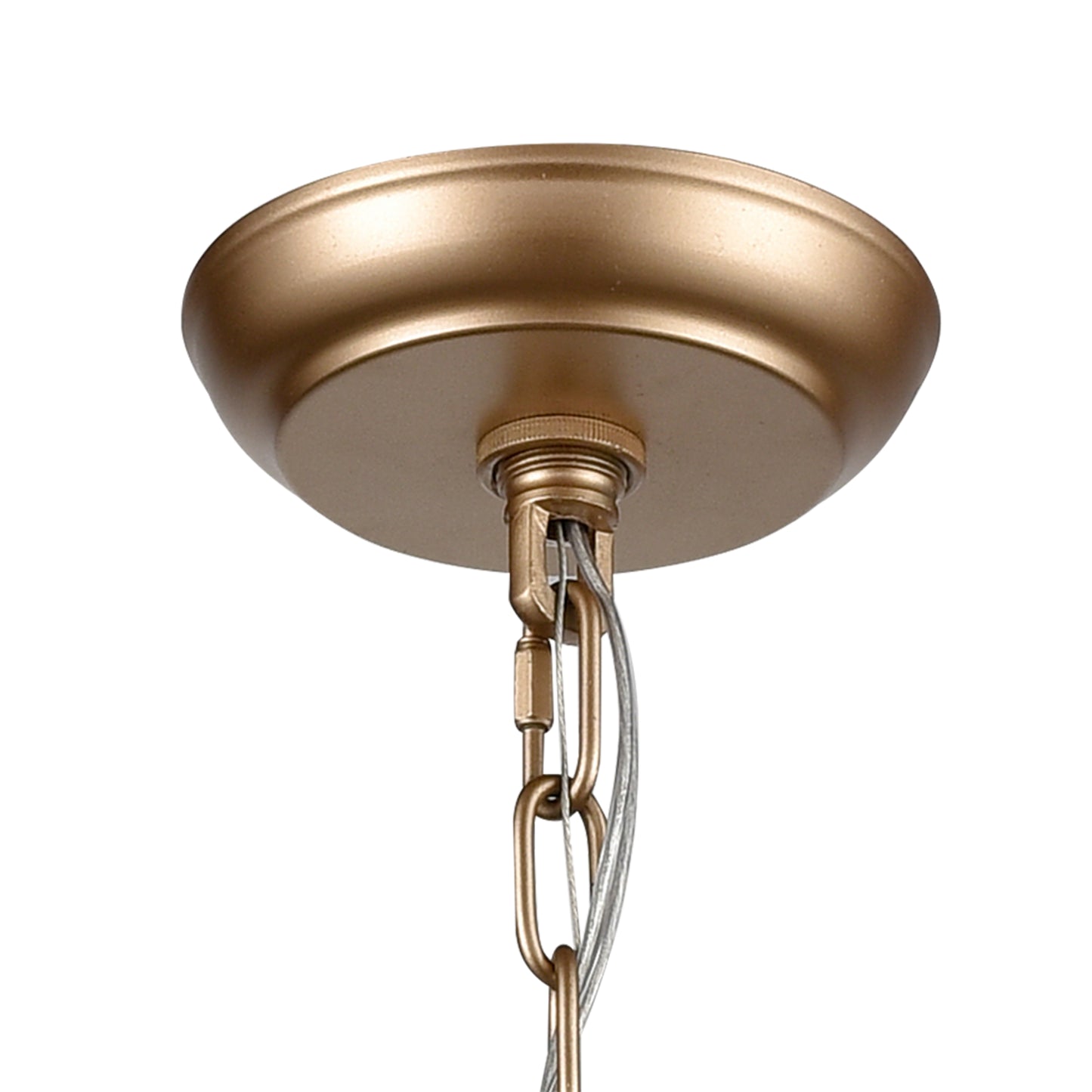 H0019-9623 - Cristata 20'' Wide 4-Light Pendant - Aged Brass