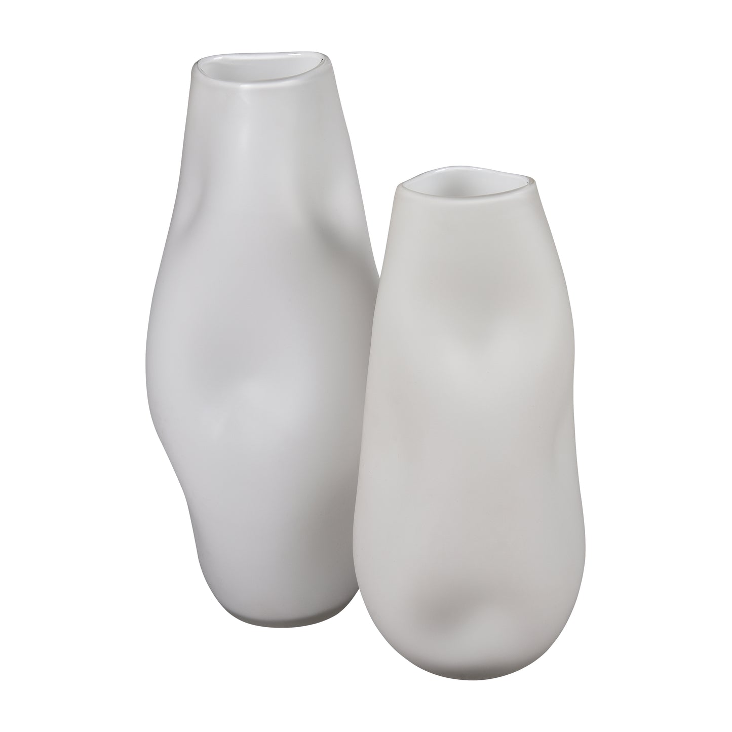 H0047-10986 - Dent Vase - Small White