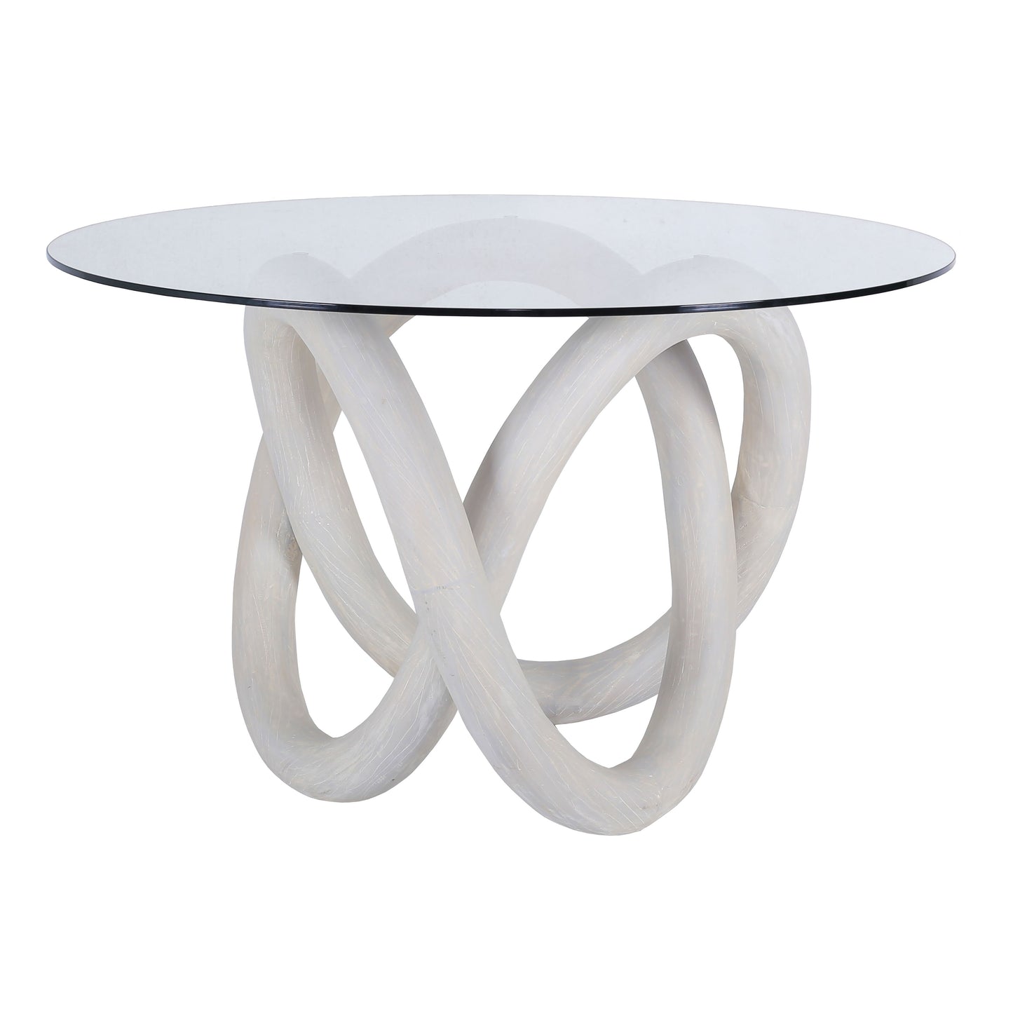 H0075-9439 - Knotty Dining Table - White