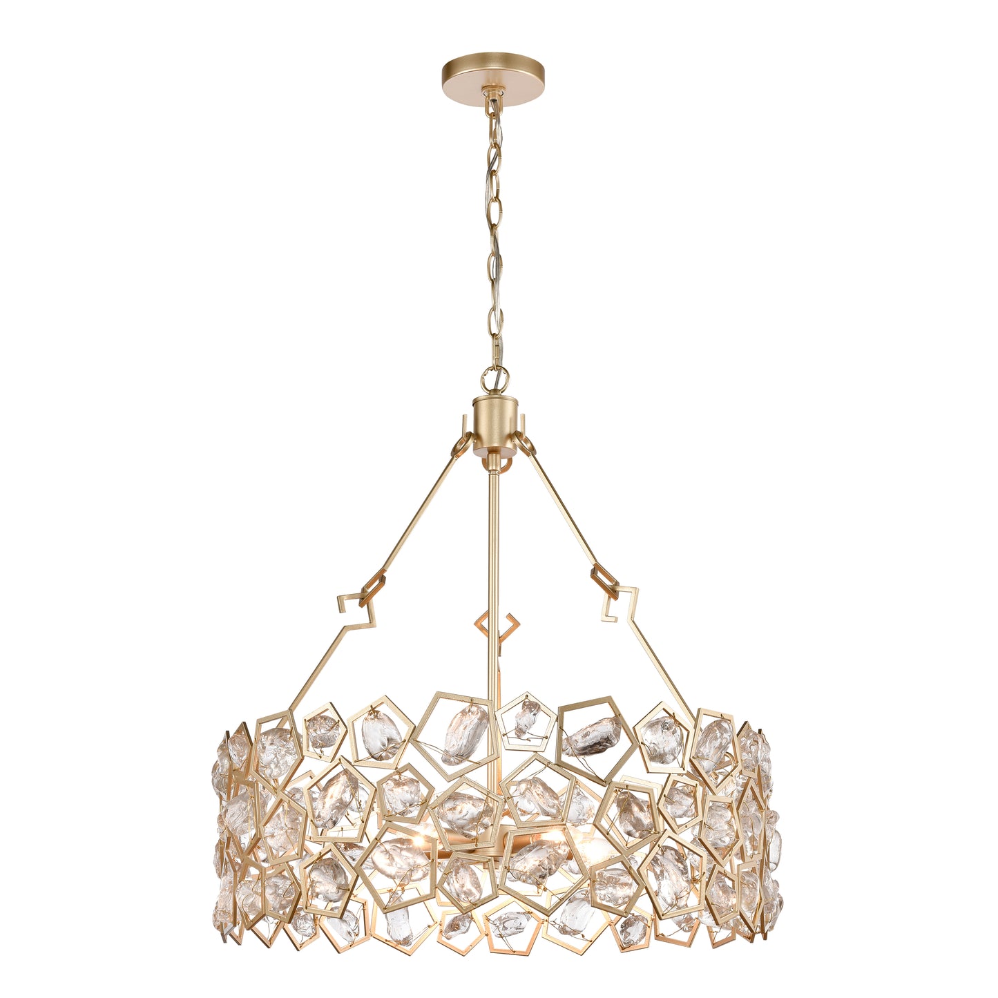 H018-7245 - Levana 24'' Wide 5-Light Pendant - Gold