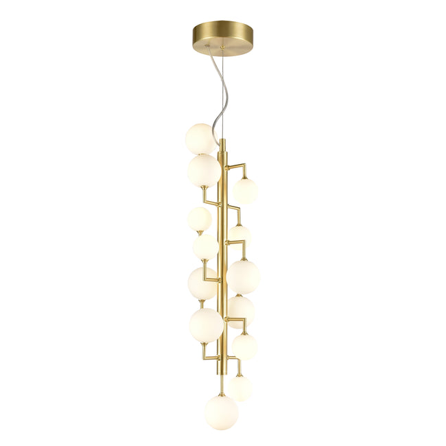 H018-7246 - Keir 8'' Wide 13-Light Pendant - Gold